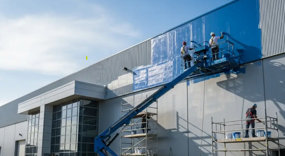 Fabrika Cephe Boyama Uygulamaları